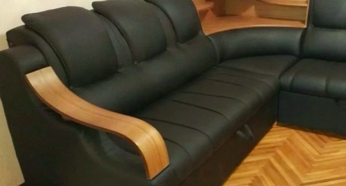 Перетяжка кожаного дивана. Бердск